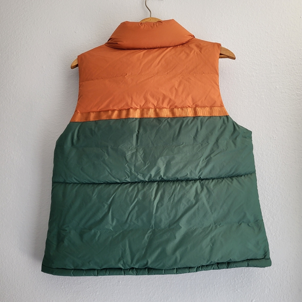 Prana Orange and Green Puffer Vest - Picture 3 of 12